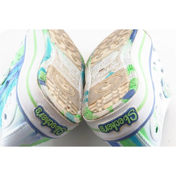 SKECHERS Girls Shoes Size 1 M Blue‎ Mary Jane Synthetic - Picture 5 of 6